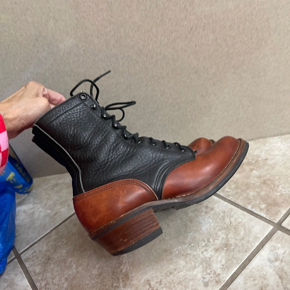 WHITE'S EUC Boots Original Packer Style 895 2-Tone Leather Western Sz 6D WOMENS - Picture 5 of 13